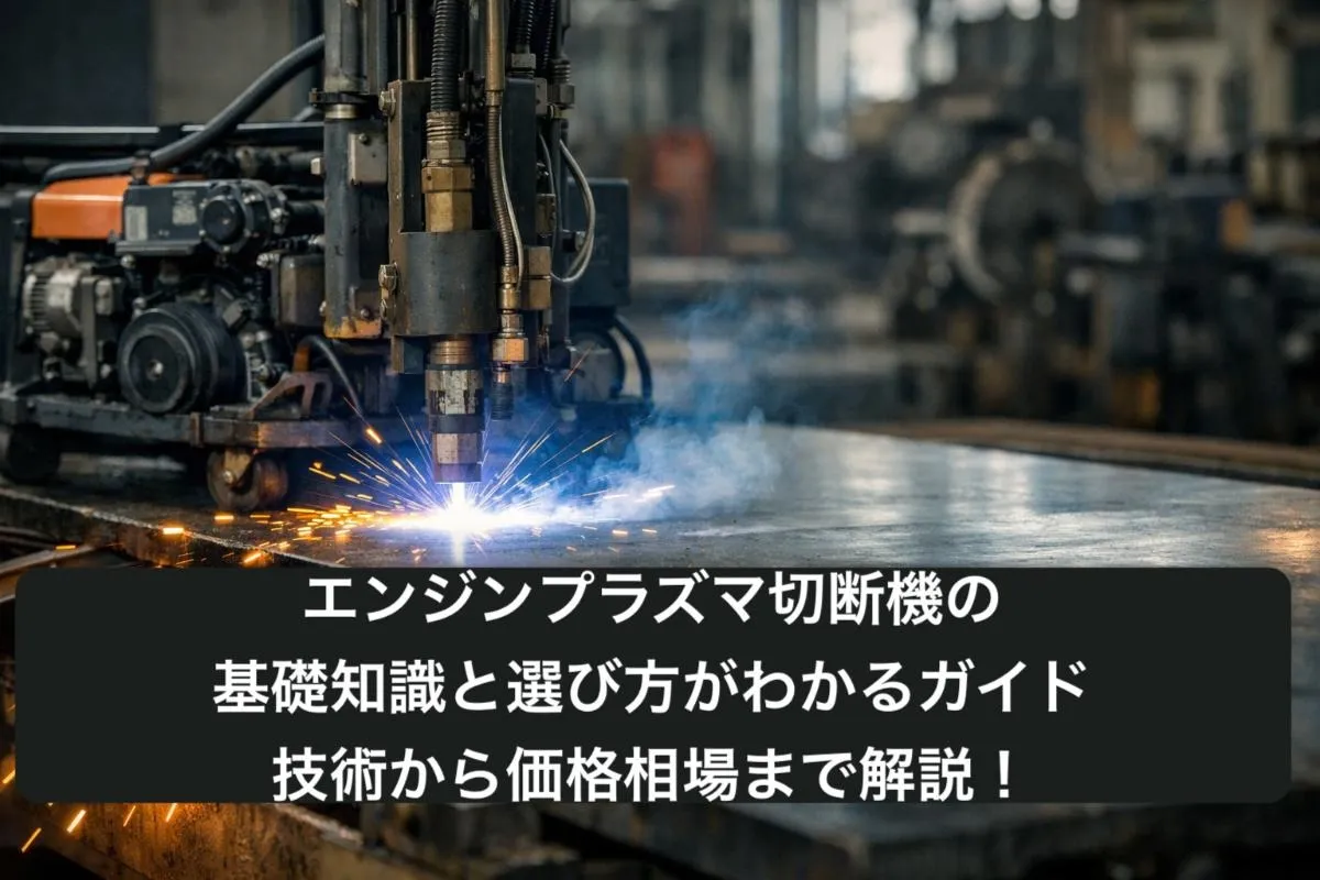 エンジンプラズマ切断機の基礎知識と選び方がわかるガイド｜技術から価格相場まで解説！